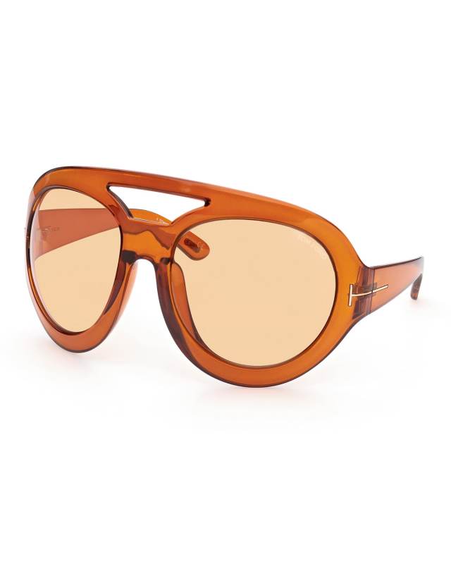 Serena Acetate Aviator Sunglasses
